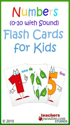 0-10 Numbers Baby Flash Cards android App screenshot 1